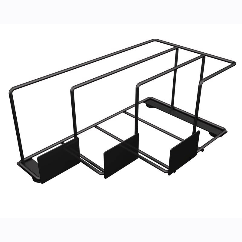 EBSCO INDUSTRIES INC, Ebsco 10 in. H x 6 in. W x 4 in. L Black Wall Patch Repair Display Rack Metal