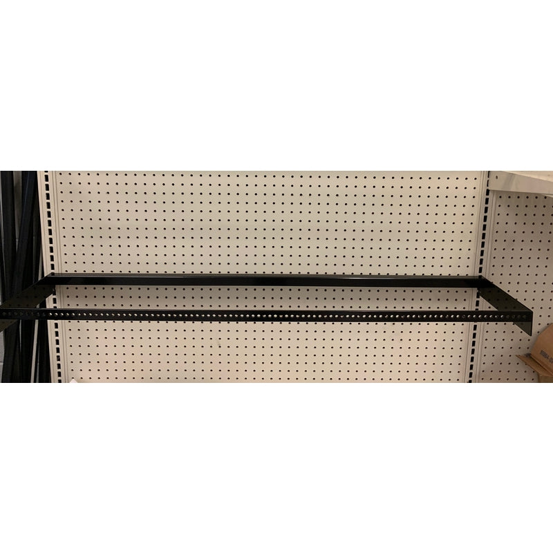 Ebsco, Ebsco 2.375 in. H x 14 in. W x 48 in. L Black Power Bar With Holes Display Metal