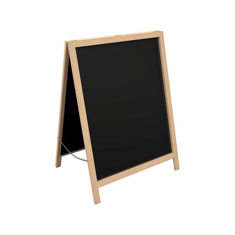 EBSCO INDUSTRIES INC, Ebsco 38.5 in. H x 35 in. W x 1 in. L A-Frame Sign Holder Wood