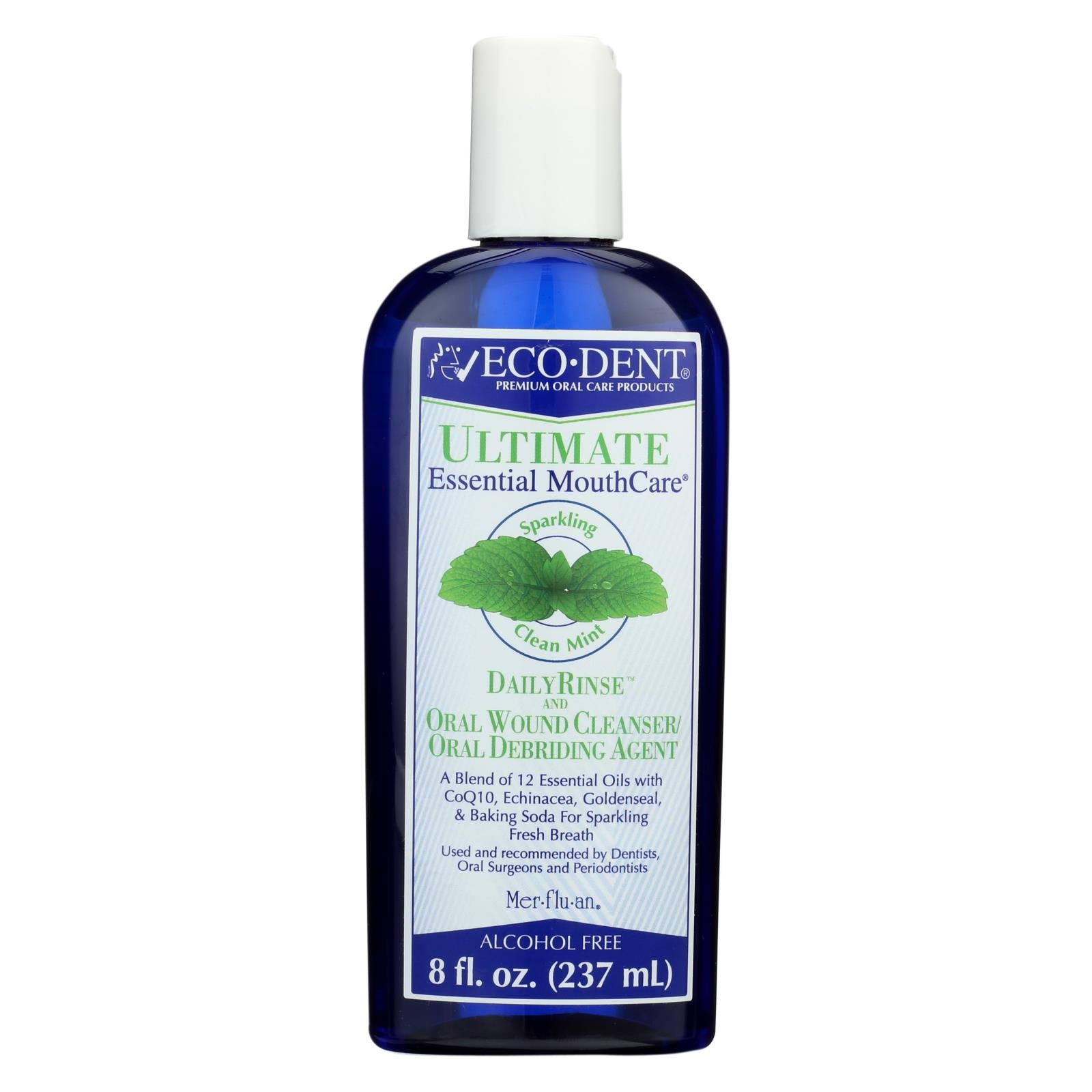 Eco-Dent, Eco-Dent Dailyrinse Mouthrinse - Mint - 8 oz