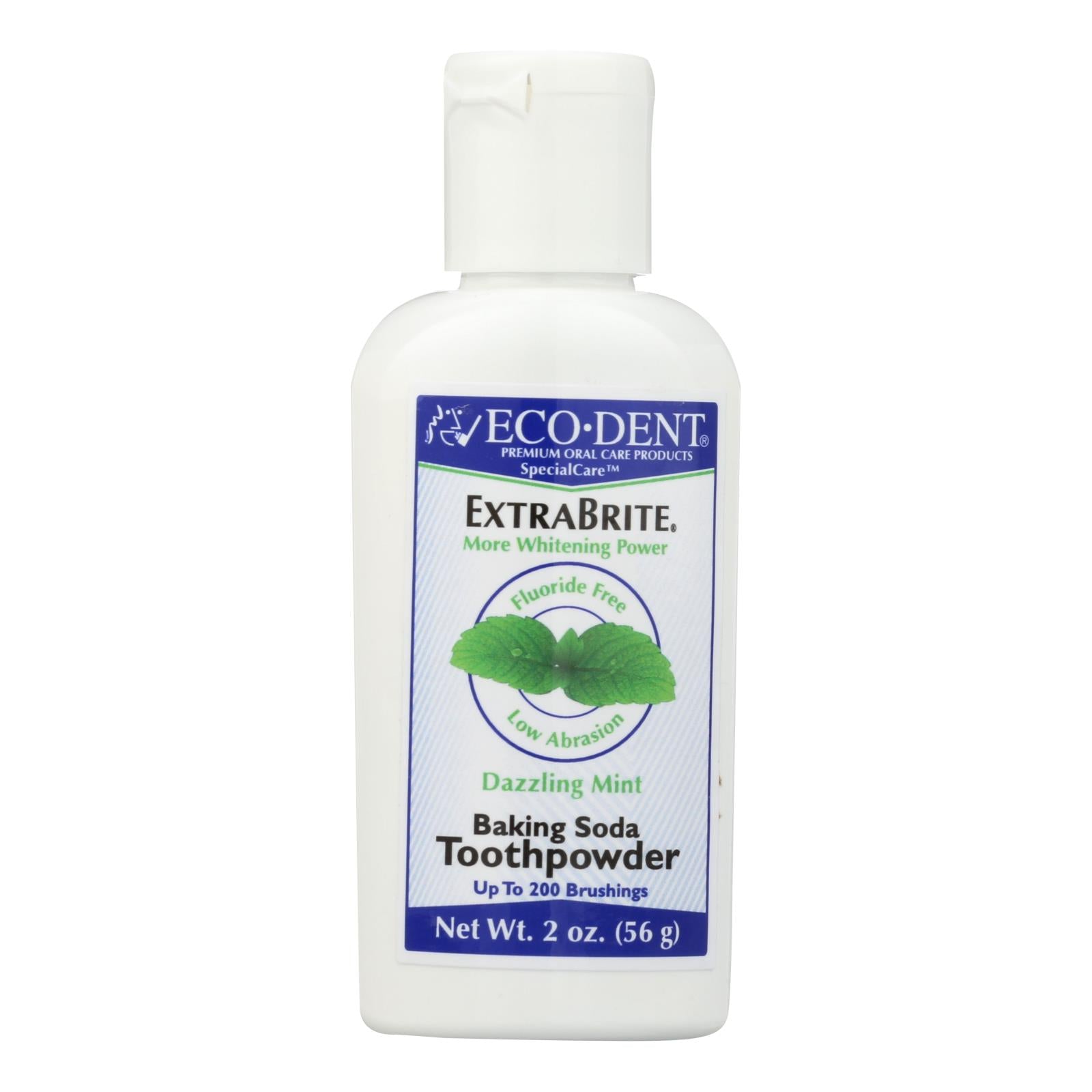 Eco-Dent, Eco-Dent Toothpowder Xtra-Brite - Fluoride Free - 2 oz