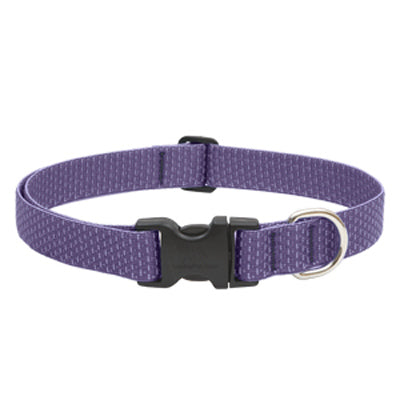 Lupine Inc, Eco Dog Collar, Adjustable, Lilac, 1 x 12 to 20-In.