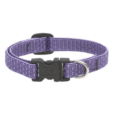 Lupine Inc, Eco Dog Collar, Adjustable, Lilac, 1/2 x 10 to 16-In.