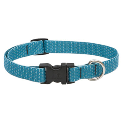 Lupine Inc, Eco Dog Collar, Adjustable, Tropical Sea, 3/4 x 13 to 22-In.