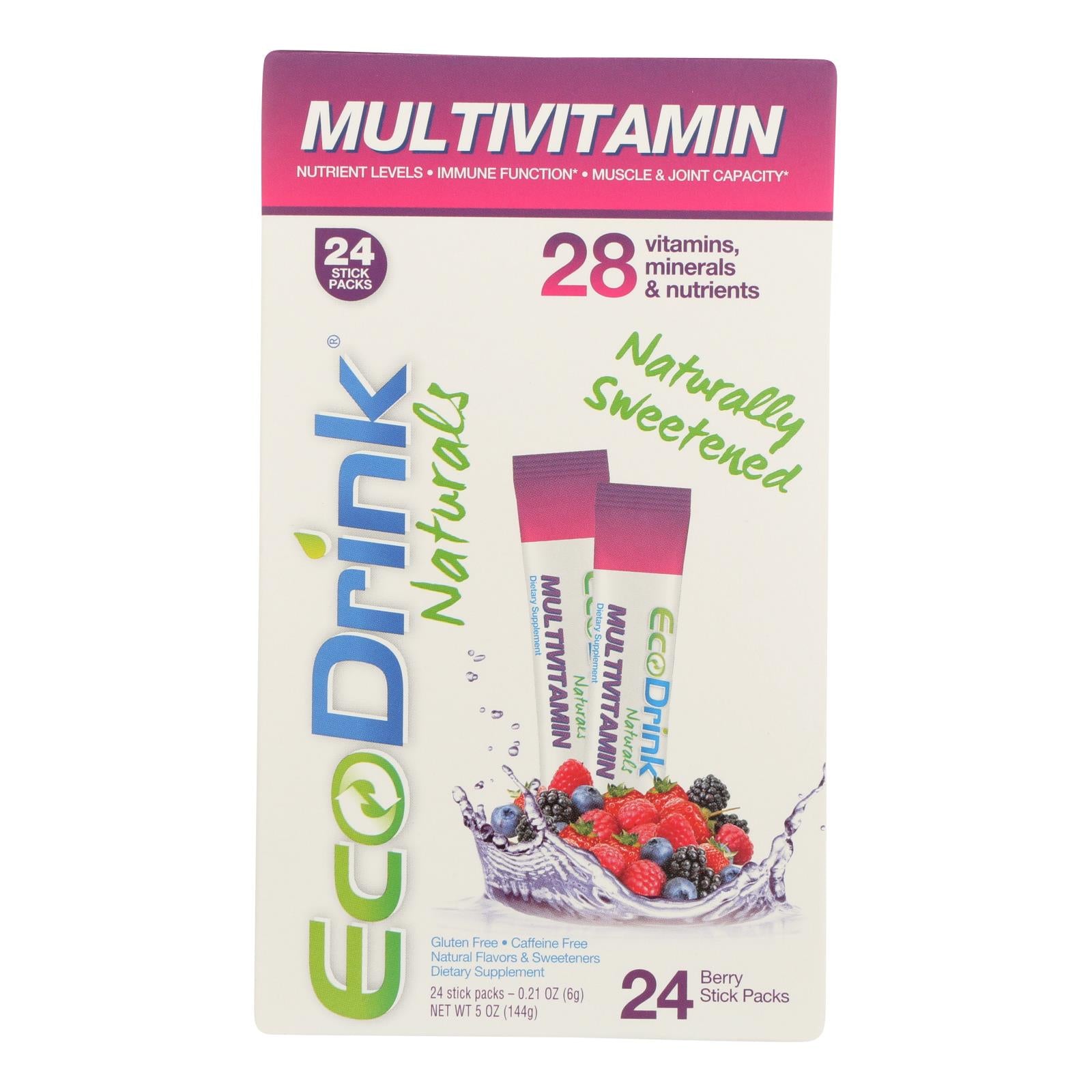 Eco Drink, Eco Drink - Multi Mix Mixed Berry Refil - 1 Each - 24 CT