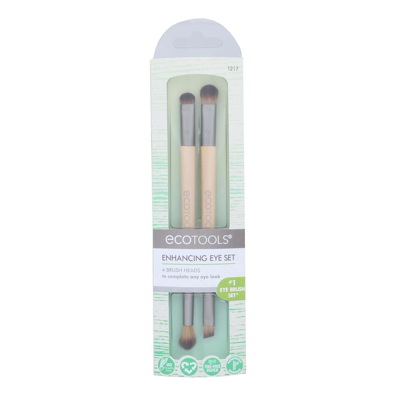 Eco Tool, Eco Tool - Brush Eye Enchaning Duo - Case of 3 - 2 CT (Pack of 3)