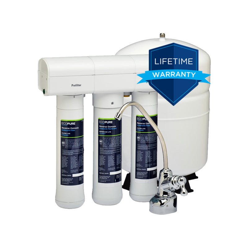 MARMON WATER INC, EcoPure Under Sink Reverse Osmosis Water Filter System