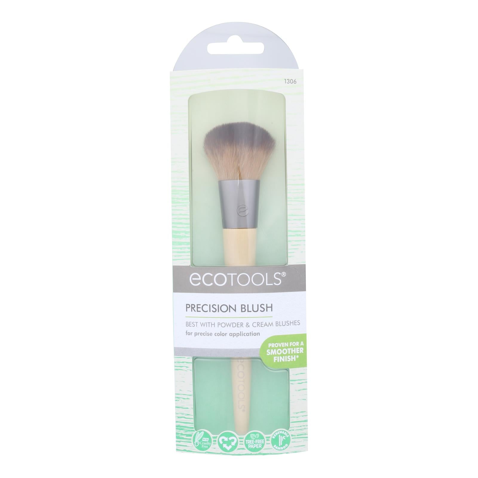 JENSEN DISTRIBUTIONS SERVICES, EcoTools Precision Blush Brush Brown/Natural