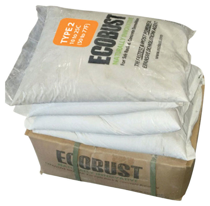 ECOBUST USA INC, Ecobust Type 2 50F to 77F Expansive Demolition Agent 11 lbs. (Pack of 4)