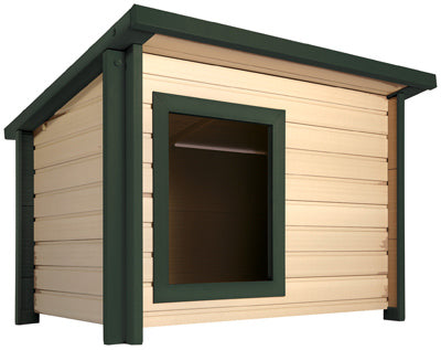 New Age Pet-Import, Ecoflex Dog House, Rustic Lodge Style