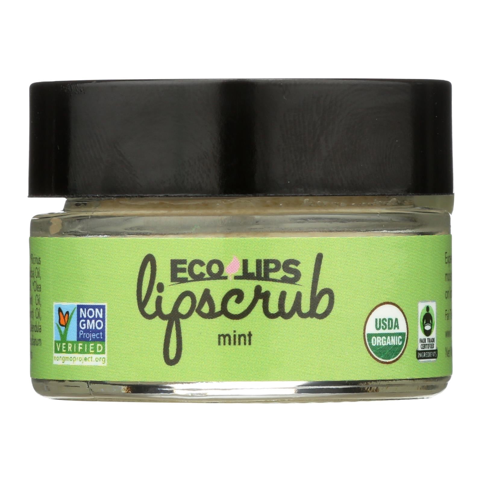 Ecolips, Ecolips Organic Lip Scrub - Mint - Case of 6 - 0.5 oz. (Pack of 6)