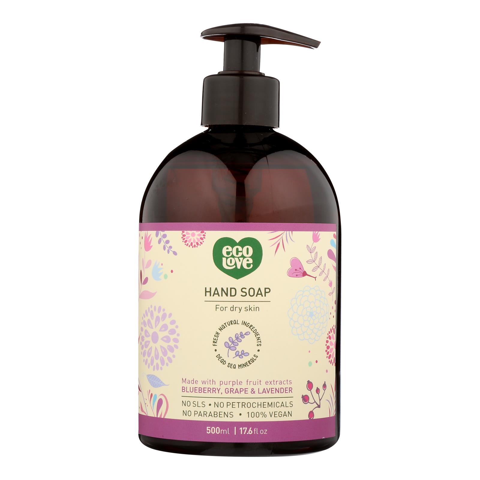 Ecolove, Ecolove - Hand Soap Prp Fruit Dry Skn - 1 Each - 17.6 OZ