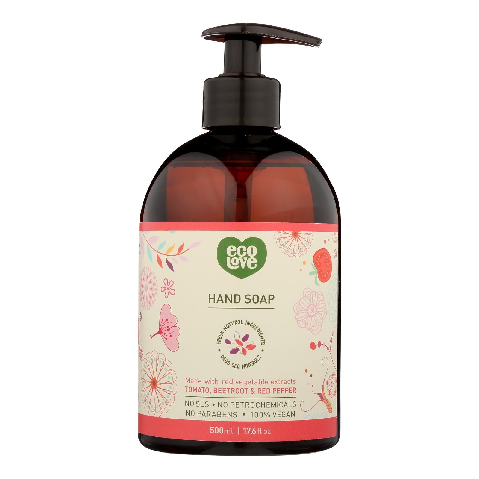 Ecolove, Ecolove - Hand Soap Red Vegetables - 1 Each - 17.6 OZ