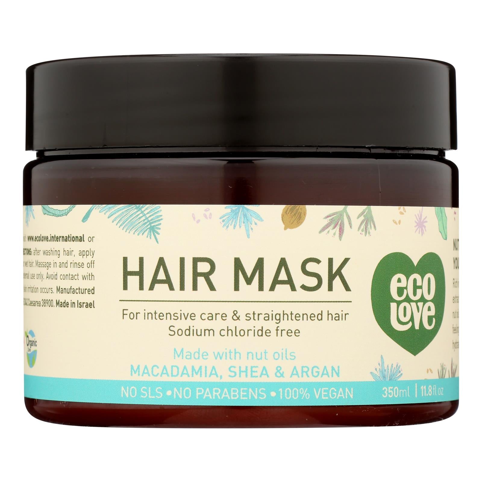 Ecolove, Ecolove - Mask Nut Int Cr Strt Hair - 1 Each - 11.8 OZ