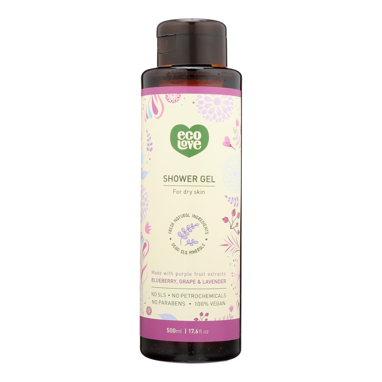 Ecolove, Ecolove - Shower Gel Purple Fruit - 1 Each - 17.6 FZ