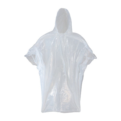 Safety Works Inc, Economy Poncho, Clear, One Size