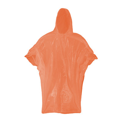 Safety Works Inc, Economy Poncho, Orange, One Size