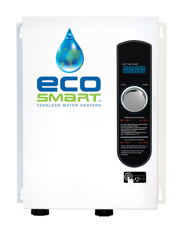 ECOSMART GREEN ENERGY PRODUCTS INC, Ecosmart Residential Tankless Electric Water Heater 75A 18W 150 PSI 17 H in.