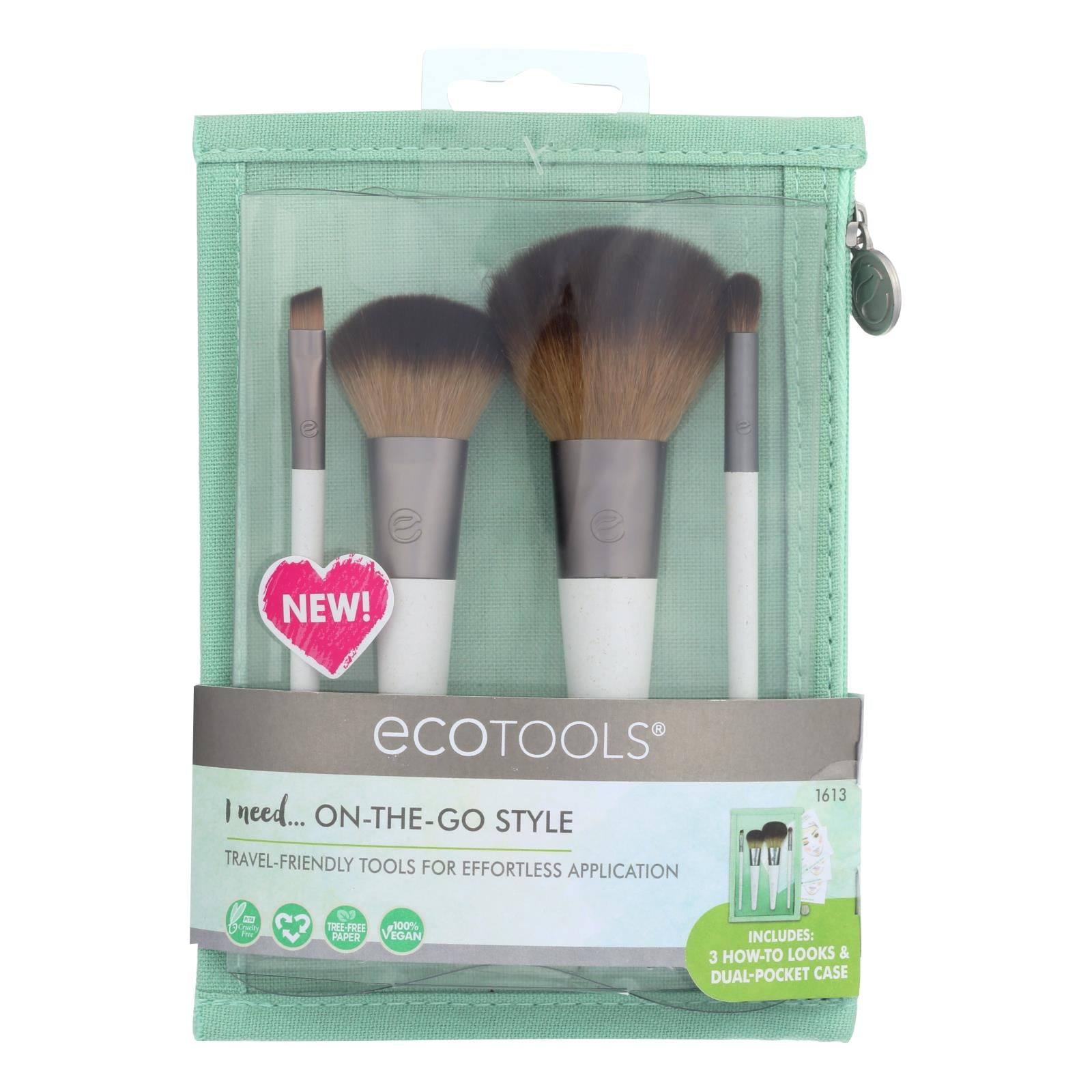 Eco Tool, Ecotools On-The-Go Style Kit  - Case of 2 - CT (Pack of 2)