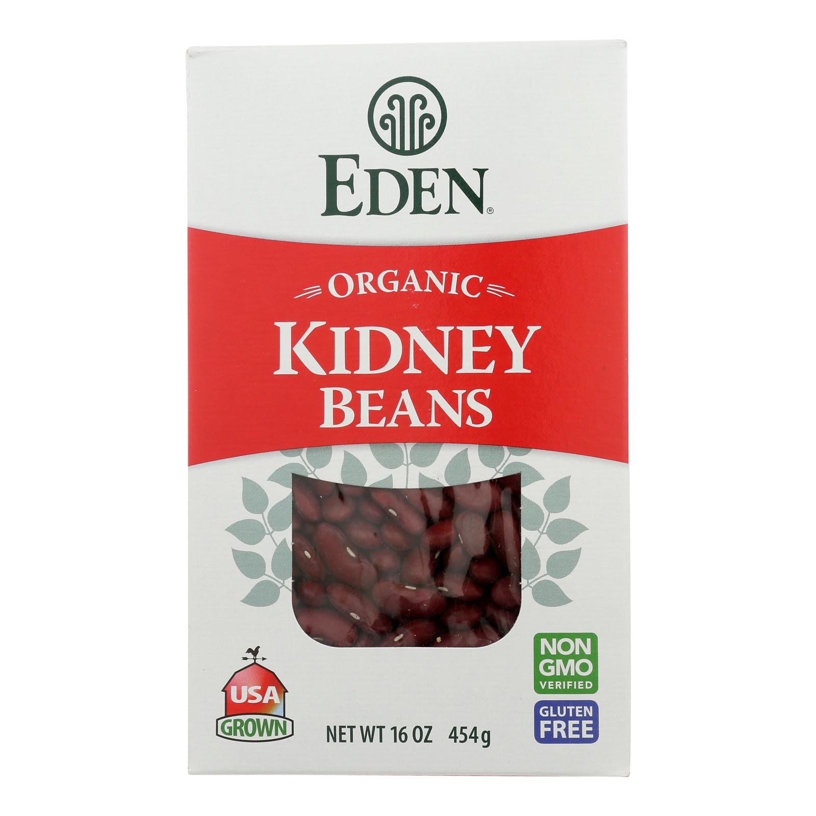 Eden Foods, Eden Foods - Beans Kidney Dry - Case of 12 - 16 OZ