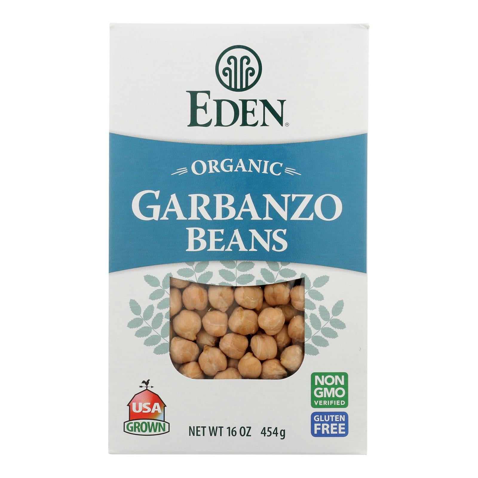 Eden Foods, Eden Foods - BeansGarbanzo Dry - Case of 12-16 OZ (Pack of 12)