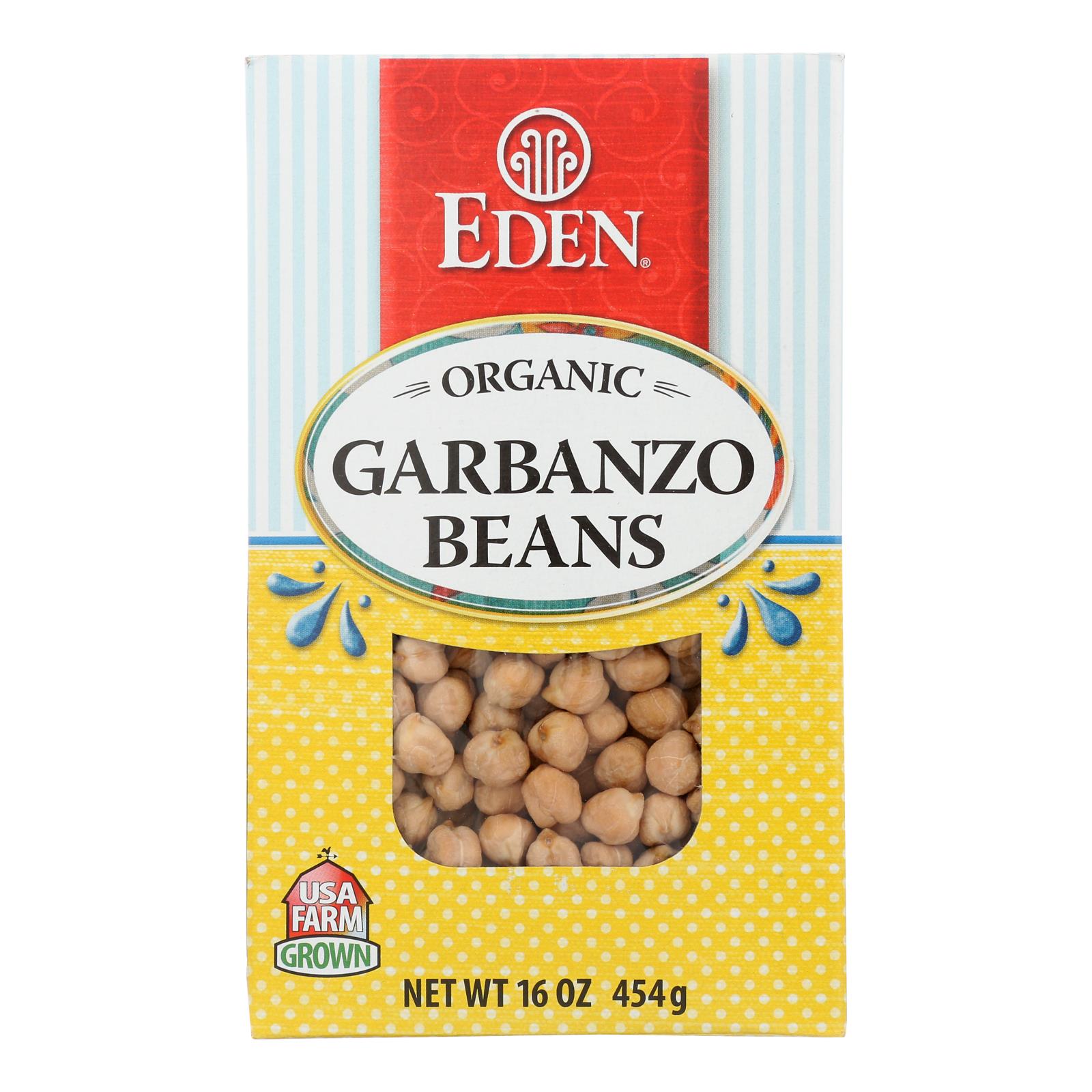 Eden Foods, Eden Foods - BeansGarbanzo Dry - Case of 12-16 OZ (Pack of 12)