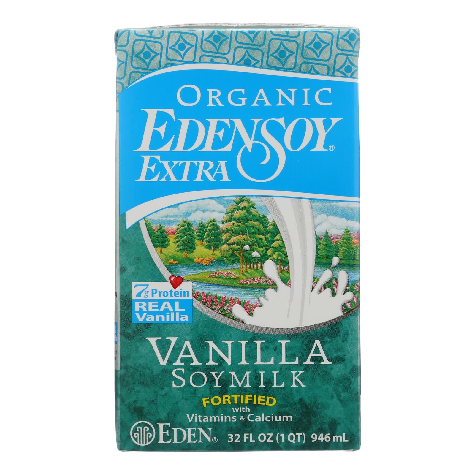 Eden Foods, Eden Foods - Edensoy Extra Vanilla - Case of 12 - 32 FZ (Pack of 12)