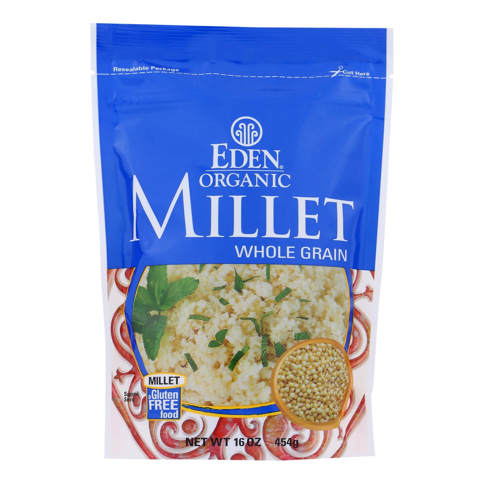 Eden Foods, Eden Foods - Millet - Case of 12 - 16 OZ (Pack of 12)