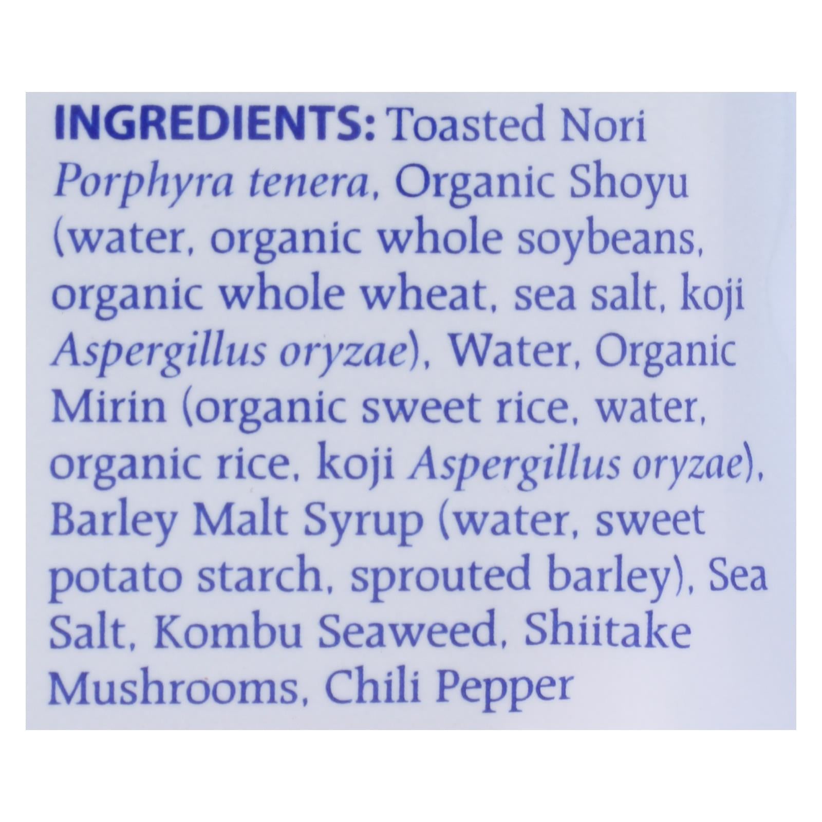 Eden Foods, Eden Foods - Sea Vegetable Spicy Nori - Case of 12 - .47 OZ (Pack of 12)