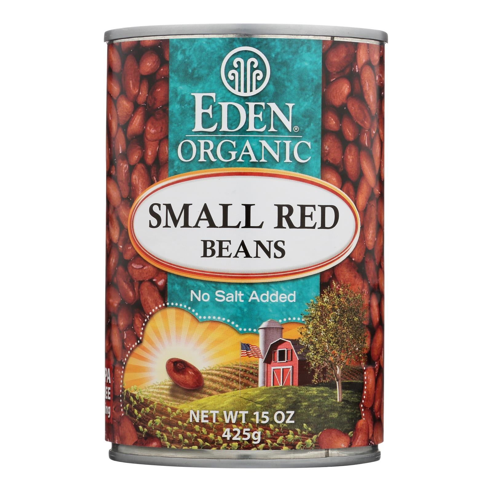 Eden Foods, Eden Foods Small Red Beans Organic - Case of 12 - 15 oz. (Pack of 12)