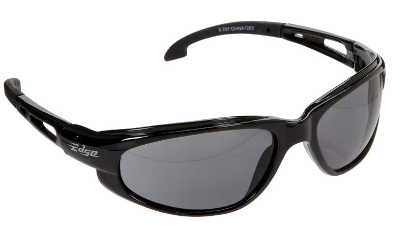 Edge Eyewear, Edge Eyewear  Dakura  Safety Glasses  Black Lens Black Frame 1 pc.