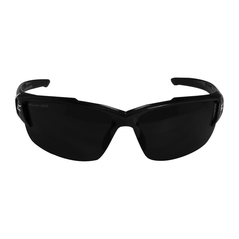 WOLF PEAK INTERNATIONAL, INC, Edge Eyewear Khor G2 Polarized Safety Glasses Smoke Lens Black Frame 1 pc.