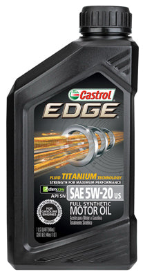 Bp Lubricants Usa Inc, Edge Motor Oil, 5W-20, 1-Qt. (Pack of 6)