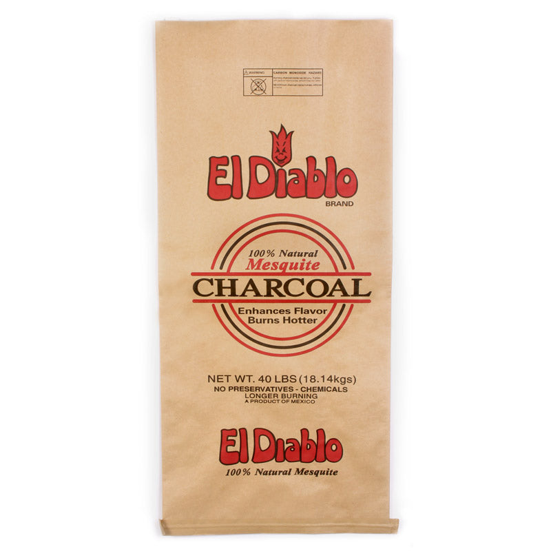 BJ PRODUCTS INC, El Diablo Non Preservative Mesquite Lump Charcoal 40 lbs.