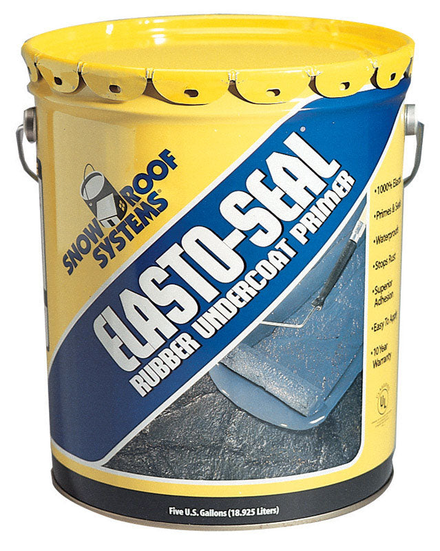 Elasto Seal, Elasto Seal  Smooth  Gray  Acrylic Elastomeric  Undercoating Primer  5 gal.