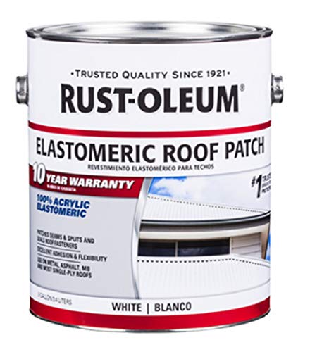 Rust-Oleum, Elastomeric Roof Patch, White, 1-Gallon