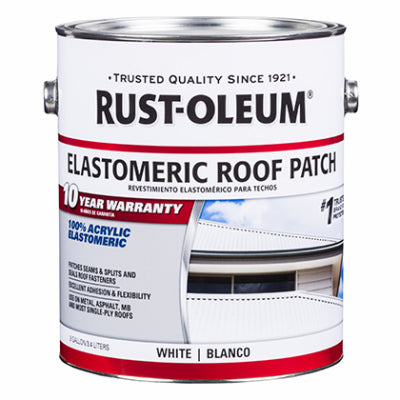 Rust-Oleum, Elastomeric Roof Patch, White, 1-Gallon