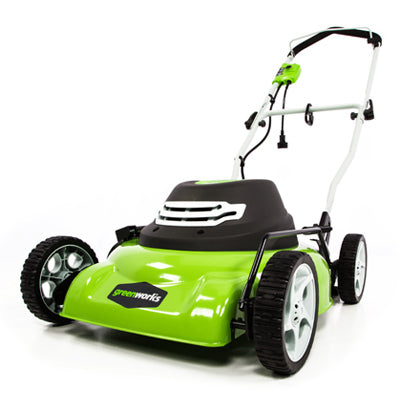 Greenworks, Electric Lawn Mower, Corded, 2-N-1, 18-In.