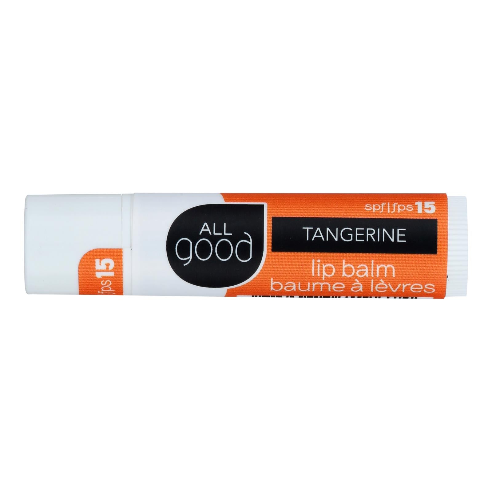 Elemental Herbs, Elemental Herbs - Lip Balm Tangerine Spf12 - Case of 18 - 4.25GR (Pack of 18)