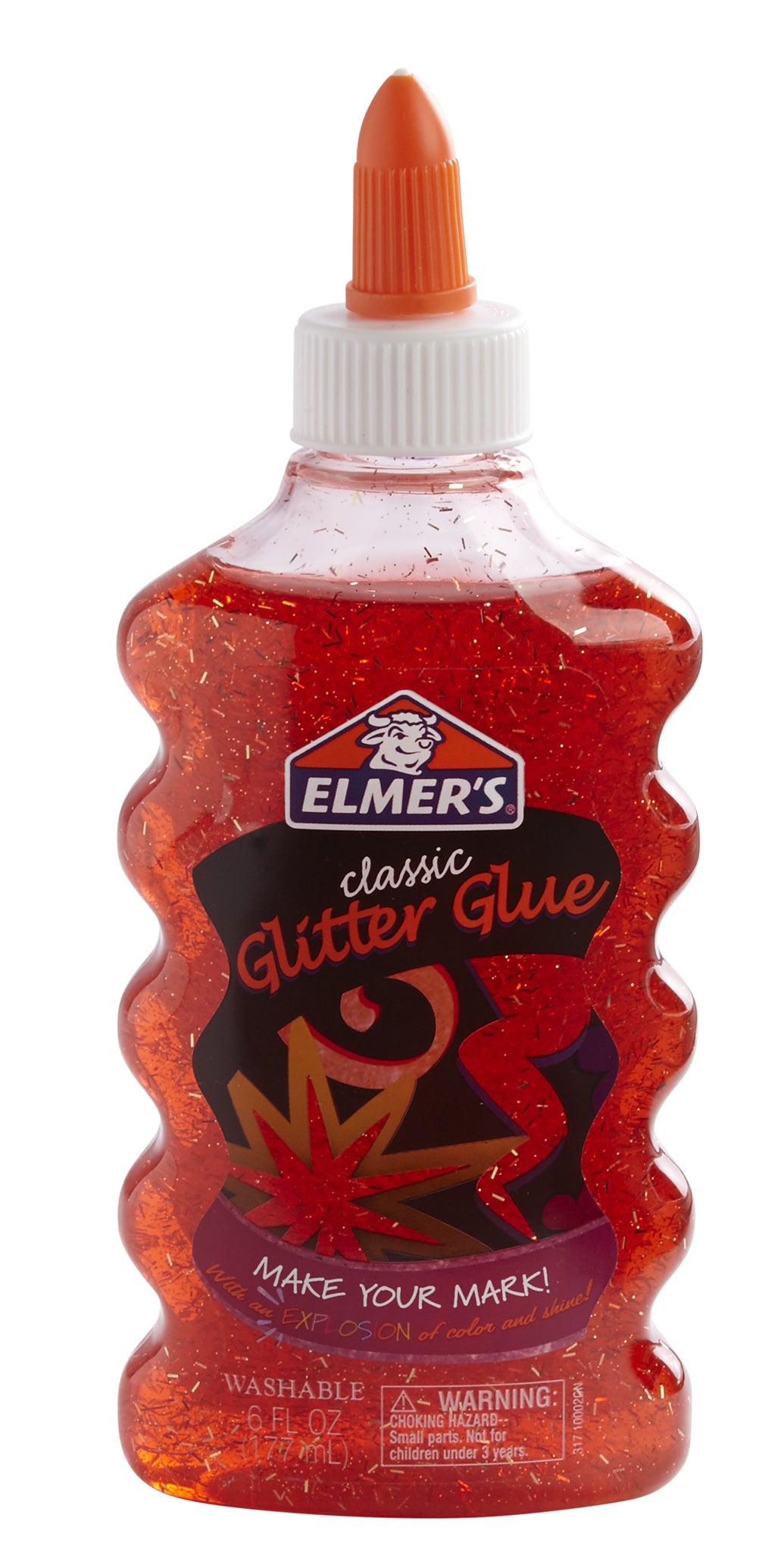 Elmer's, Elmer'S E321 6 Oz Red Classic Glitter Glue