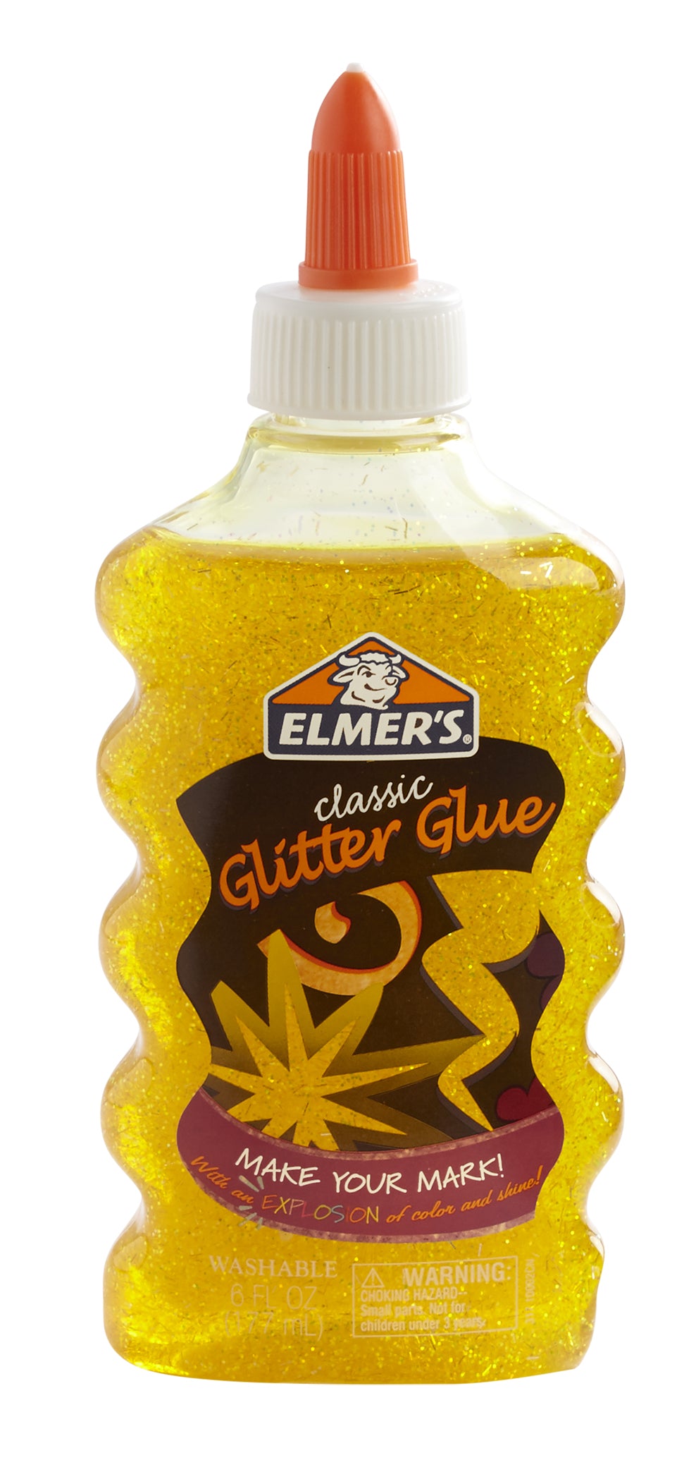 Elmer's, Elmer'S E322 6 Oz Yellow Classic Glitter Glue