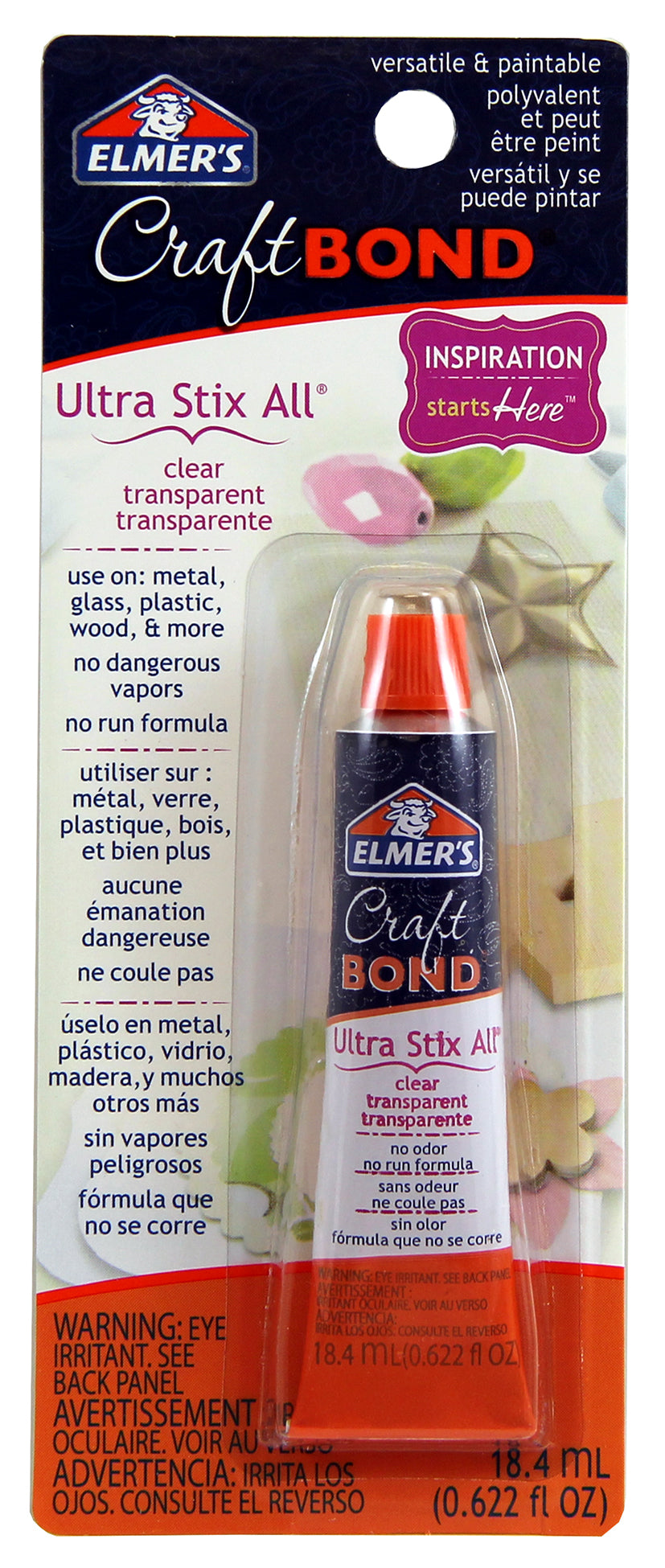 ELMERS PRODUCTS INC, Elmer'S E6467 18.4Ml Clear Craftbond® Ultra Stix All®