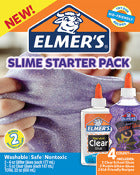 ELMERS PRODUCTS INC, Elmer's 2022922 Purple Glitter & Clear Glue Slime Starter Pack