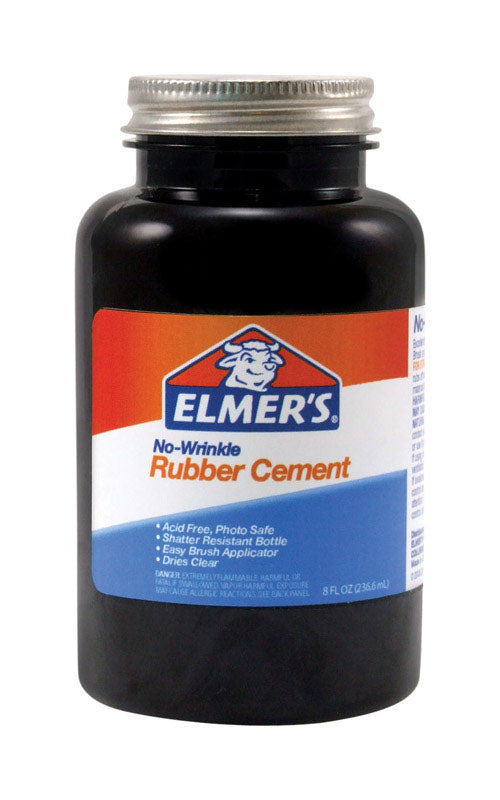 NEWELL BRANDS DISTRIBUTION LLC, Elmer's Liquid Rubber Cement Adhesive 8 oz (Pack of 4)