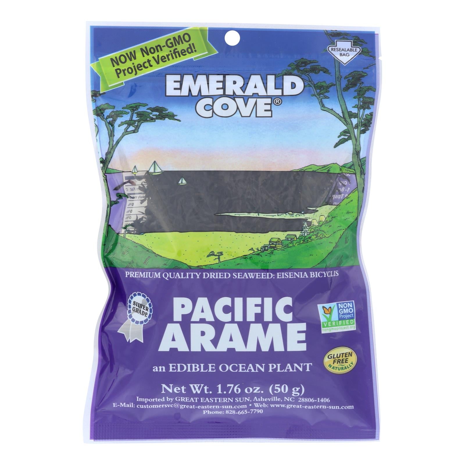 Emerald Cove, Emerald Cove Pacific Arame - Sea Vegetables - Silver Grade - 1.76 oz - Case of 6 (Pack of 6)