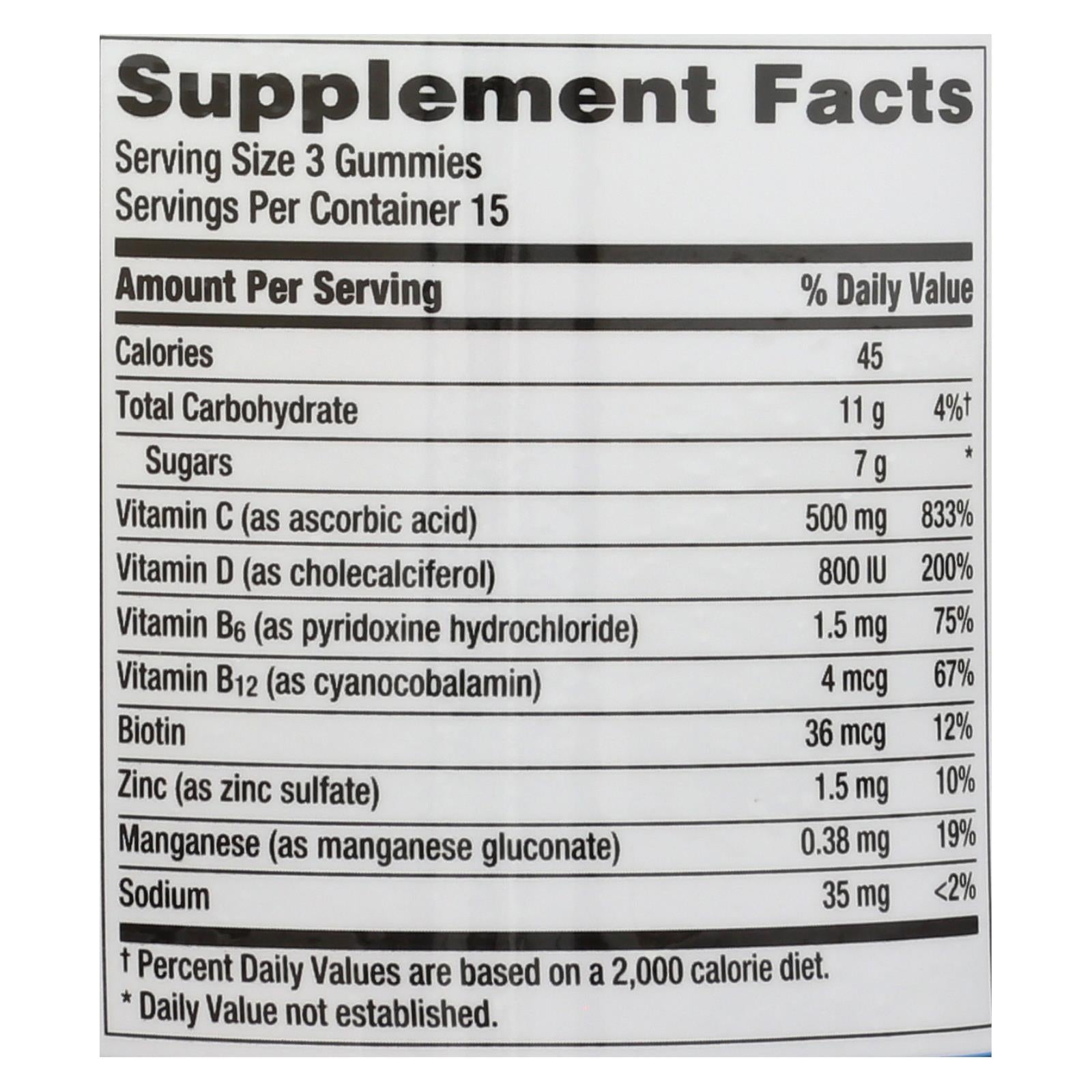 Emergen-C, Emergen-C Gummies - Immune - Raspberry - 45 count