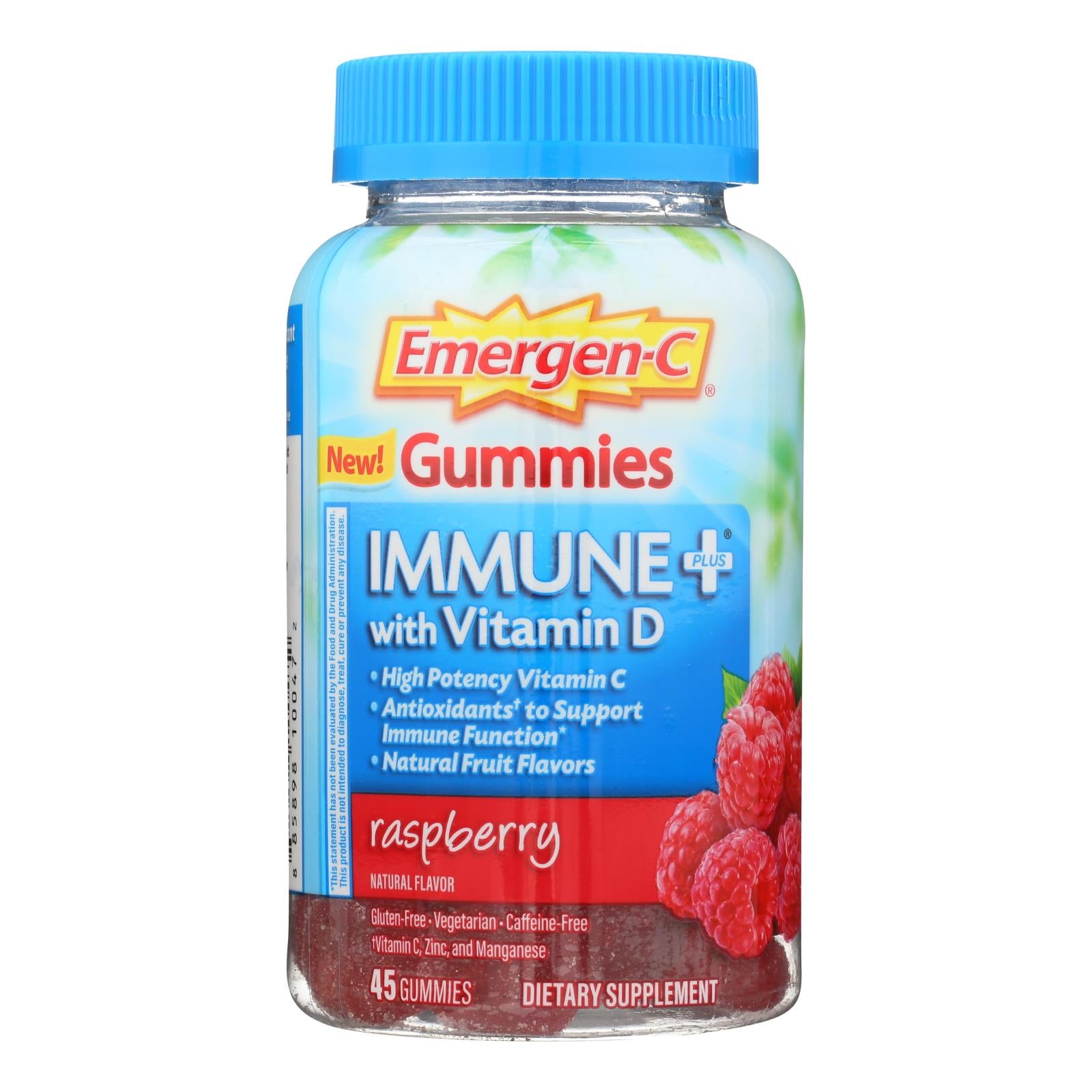 Emergen-C, Emergen-C Gummies - Immune - Raspberry - 45 count