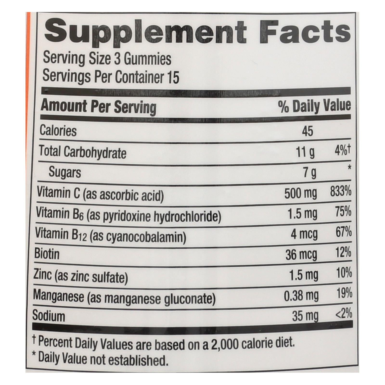 Emergen-C, Emergen-c - Gummies Immune Sup Core - 1 Each - 45 PKT