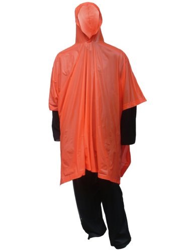 Tingley, Emergency Poncho, Orange, One Size