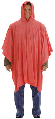 Tingley, Emergency Poncho, Orange, One Size